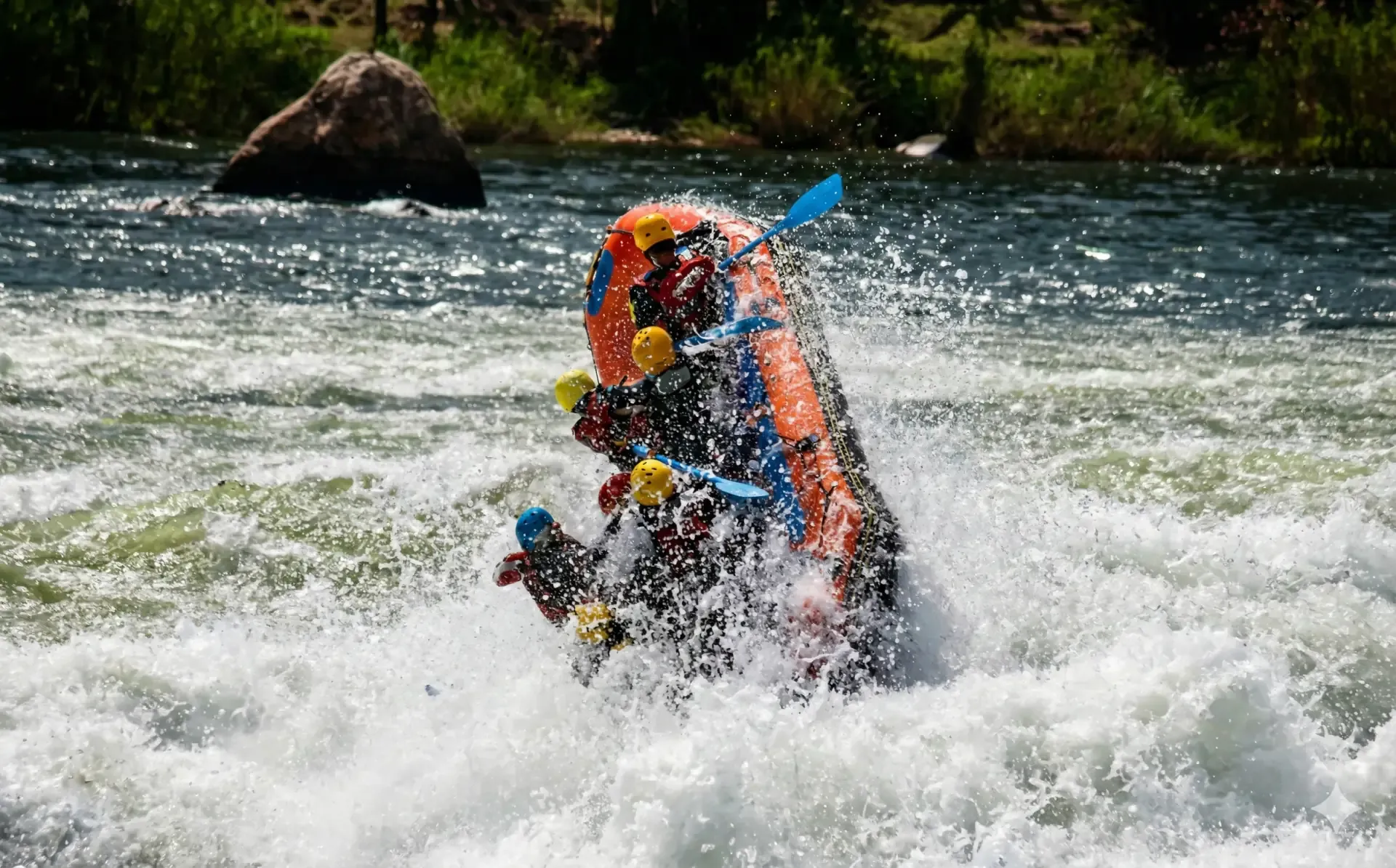 Action Rafting on the Nile